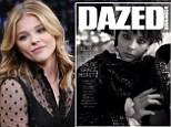 Typical teenager! Chloe Moretz, 16, goes goth donning dark wig in new edgy photo shoot
