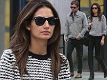 Lily Aldridge dresses down for casual outing with husband Caleb Followill but shows her wild side with thigh high boots 