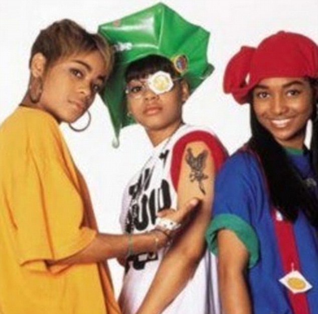 TLC seen in their 90s heyday with late band member Lisa 'Left-Eye' Lopes