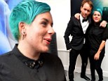 She's got the blues! Tom Cruise's daughter Isabella makes sure to stand out with her bright hair colour at London exhibition for celebrity photographer Tyler Shields