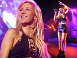 Ellie Goulding shows some skin (again) in leather hot pants as she insists she doesnt care what people think of her risqu looks