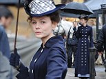FIRST LOOK: Carey Mulligan sports period costume as she starts shooting 'revolutionary' new take of Far From The Madding Crowd 
