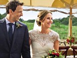 SNL star Seth Meyers beams after tying the knot with stunning bride Alexi Ashe in picturesque farm wedding