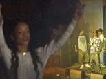 Rihanna can't contain her excitement as she enjoys intimate Snoop Dogg gig during rare night off 