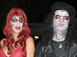 The Halloween couple contest is on! Kristin Chenoweth and Jake Pavelka cannot beat Slash and wife Perla's terrifying commitment factor