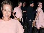Chelsea Handler dresses up at pregnant lady for Halloween 