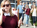 Reese Witherspoon enjoys a day out with her family in Los Angeles 