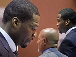 Rapper 50 Cent ordered to turn in his guns as he pleads not guilty to domestic violence charge amid claims he 'kicked ex-girlfriend and trashed her apartment' in violent row
