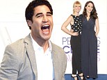 Darren Criss jumps for joy as Glee leads People's Choice Awards nominations with eight nods... while Kat Dennings and Beth Behrs are named hosts