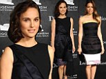 Divas unite! Natalie Portman is swanlike in black couture dress as she joins classy beauty Jessica Biel at museum gala