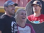 'He's a cool guy': Kevin Federline gives ex-wife Britney Spears' new man the tick of approval after meeting for the first time at sons' soccer match