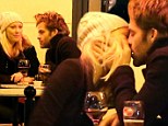 Paris is for lovers! Star Trek's Chris Pine spotted kissing Icelandic blonde bombshell during romantic date in City Of Lights