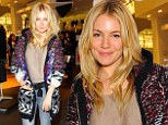 Sienna Miller cosies up in wool cardigan as she showcases Isabel Marant Pour H&M at preview party