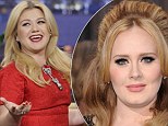 'Girl, don't have a baby 'cause everything else will go on back burner': Adele, 25, told Kelly Clarkson, 31, to put off motherhood