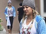 Working out that frustration! Kaley Cuoco hits the gym for an early session after angrily denying pregnancy claims 