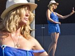 She's a judge on New Zealand's Got Talent and proves she's got it herself by taking a sexy selfie on the balcony of her beach house on Waiheke Island, New Zealand