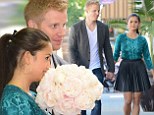 EXCLUSIVE: Here comes the bride! Catherine Giudici shops for wedding flowers with Sean Lowe... and a camera crew tags along too