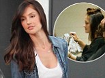 Gonna wash that man right out of my hair! Minka Kelly makes a trip to the hair salon as she moves on after split from Chris Evans 