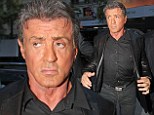 Sylvester Stallone flaunts an orange face, out and about in New York