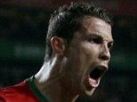 Zlat's how it's done: Cristiano Ronaldo endured an occasionally frustrating night but score the winning goal