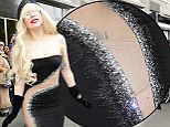 At least she's wearing underwear! Lady Gaga flashes beige briefs in risqu dress as she gears up to host SNL 
