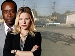Kristen Bell and Don Cheadle caught in the middle of gang shooting while filming on location for House Of Lies 