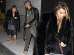 Kim and Kanye dine out in Philadelphia before Yeezus tour reboots