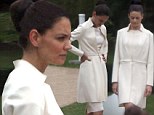 Katie Holmes enters a strange world of mind-control and 'cult' clone costumes... but it's just for a new movie