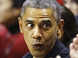 Obama may have been staying up late to watch a few too many college basketball games: The tired-sounding president said that 100 million Americans had registered for his health care plan -- a dramatic overstatement