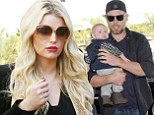 And there he is! Jessica Simpson's fiance Eric Johnson finally gives the world a proper glimpse of their sweet baby boy Ace Knute