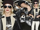 'Get ready for some play time!' Julianne Hough packs her two sweet pups along as she jets out of town for Thanksgiving
