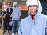 He needs extra padding now! Kevin Federline wears bulky layers at sons' soccer game after recent weight loss