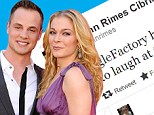 LeAnn Rimes laughs off 'chubby' Twitter insult... but enrages ex husband Dean Sheremet by ignoring 'gay dude' joke