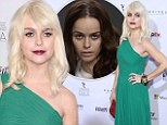 Platinum is the new fabulous! Orange Is the New Black star Taryn Manning transforms from a jumpsuit jailbird to blonde beauty for the International Emmys red carpet