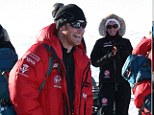  Prince Harry and the Walking With The Wounded teams leaving Novo, Antarctica, for their second base camp at 87 degrees south, the starting point for the race