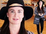 Make-up free Kyle Richards shows off youthful complexion as she takes a break from her own store for a spot of shopping