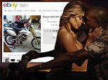 EXCLUSIVE: Bound 2... fetch a good price! Kim and Kanye's 'jiggle' bike from THAT video up for sale on eBay (and if you want it you'll have to top $7,300 bid)