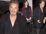 She'd better be thankful for him! Al Pacino is a charismatic dreamboat in spite of ponytail at romantic pre-Thanksgiving dinner with girlfriend Lucila Sola, 33