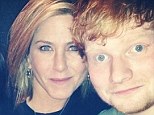 Happy Thanksgiving! Ed Sheeran celebrated the holiday with Jennifer Aniston, with the actress's manager Aleen Keshishian posting a snapshot of the trio on Instagram
