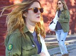 A dedicated mama! Pregnant Drew Barrymore is pretty and makeup-free carries her devoted yoga regimen through Thanksgiving
