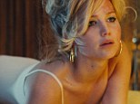 Getting into character: Jennifer can be seen in doing the housework in a sultry outfit paired with Marigold rubber gloves in her role as Rosalyn