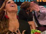 'I'm an 11 out of 10': Mel B makes Spice Girls superfan Ross Mathews' dream come true as she demonstrates her kissing prowess on him during interview