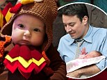 Birds of a feather! Jimmy Fallon's baby Winnie is festive for Thanksgiving in turkey outfit