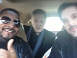 A star turn: Christopher Walken hitched a ride with friends Sergio P. and Ash K last month in New York City after the fans saw the actor having trouble hailing a cab 