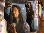Out of sight, out of mind! Bruce Jenner imprisoned in a glass tube in the Kardashians' most bizarre Christmas card yet