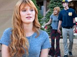 'Christmas in his heart': Bella Thorne gets the romantic treatment from boyfriend Tristan Klier while tree shopping 