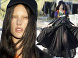 Alessandra Ambrosio makes a bold fashion statement as she gets her eyebrows bleached for bizarre photo shoot