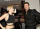 Reunited: Miley Cyrus and Robin Thicke were reunited at the KIIS FM Jingle Ball at the Staples Center in Downtown Los Angeles on Friday night 