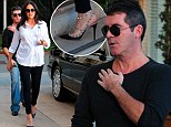 Simon Cowell's girlfriend Lauren Silverman steps out in studded heels on a pre-baby shopping trip 