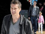 Olivier Martinez and Nahla go shopping for a Christmas tree 